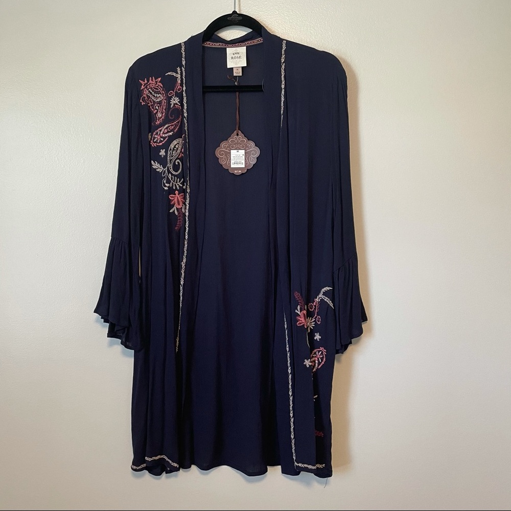 Blue kimono/coverup
